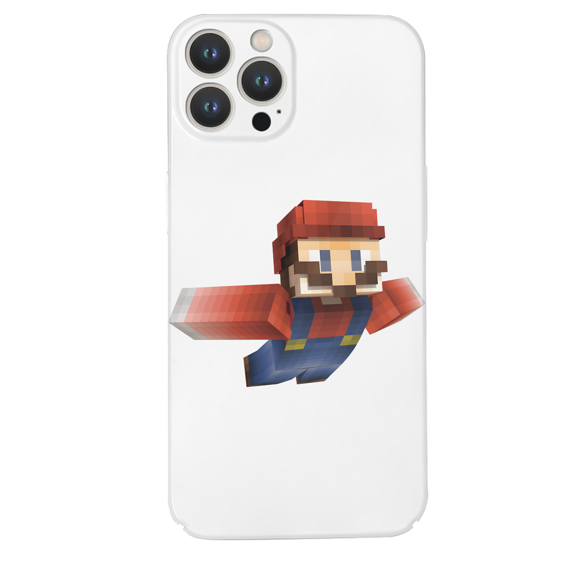 （画像用） マインクラフト ブロックの世界 Minecraft MC Block world 【iPhone 14シリーズ対応】ハードケース